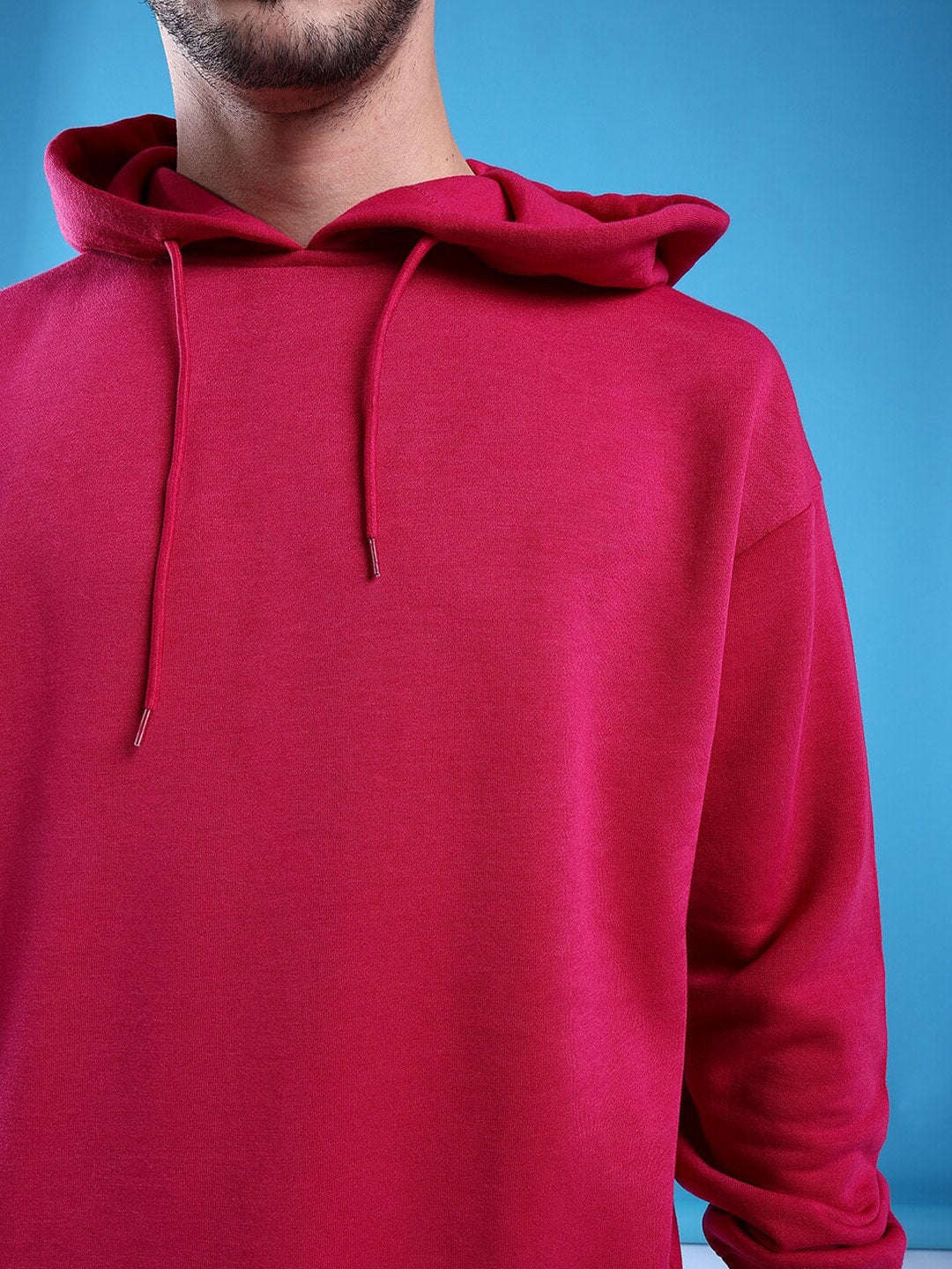 Men's Solid Oversized Sweatshirt