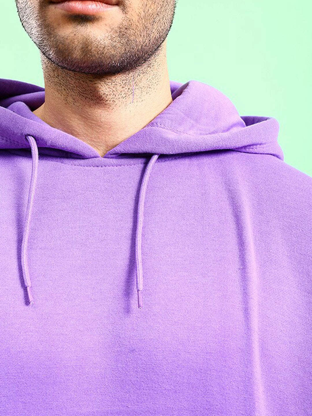 Men's Solid Oversized Sweatshirt