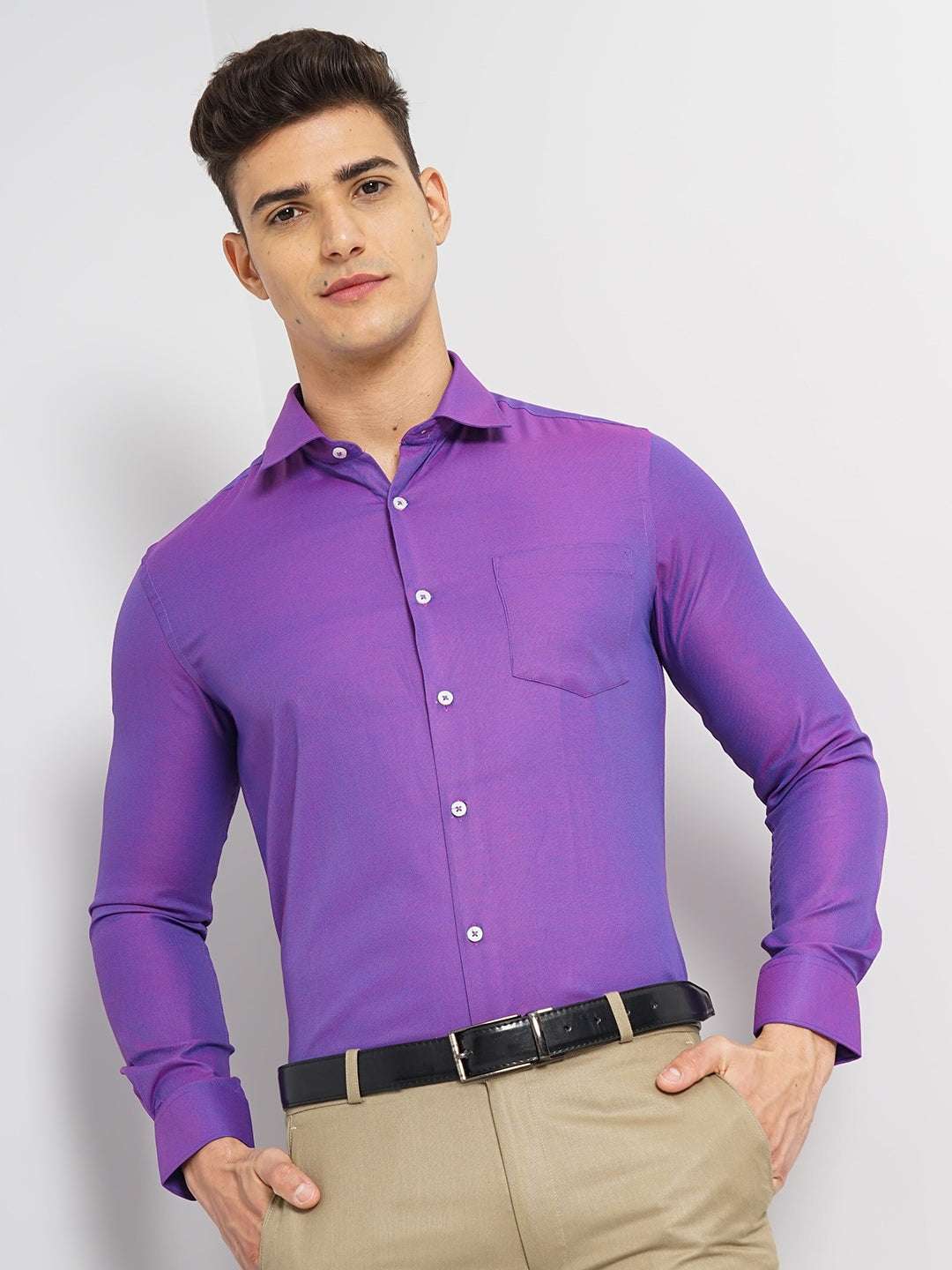 Men's Slim Fit Luxe Formal Shirt