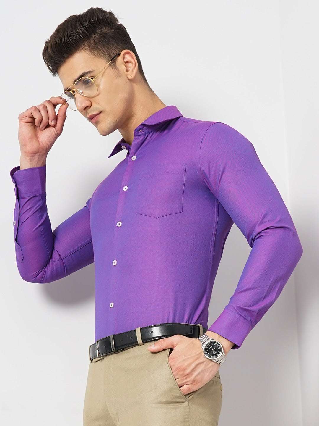 Men's Slim Fit Luxe Formal Shirt