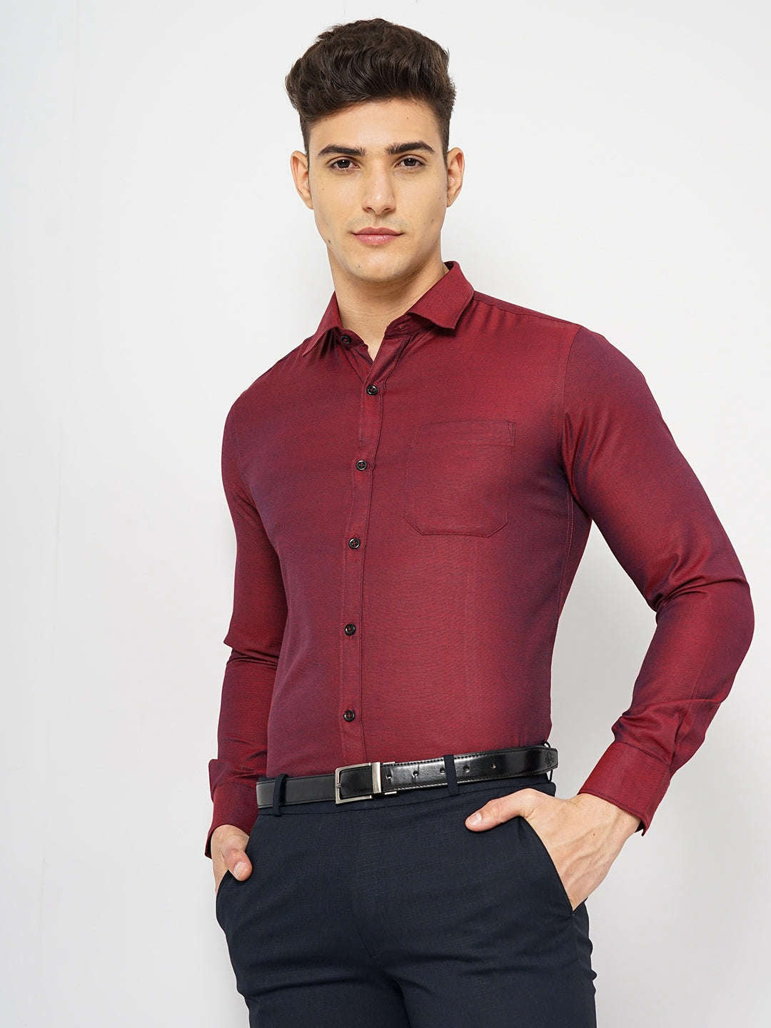 Men's Slim Fit Luxe Formal Shirt