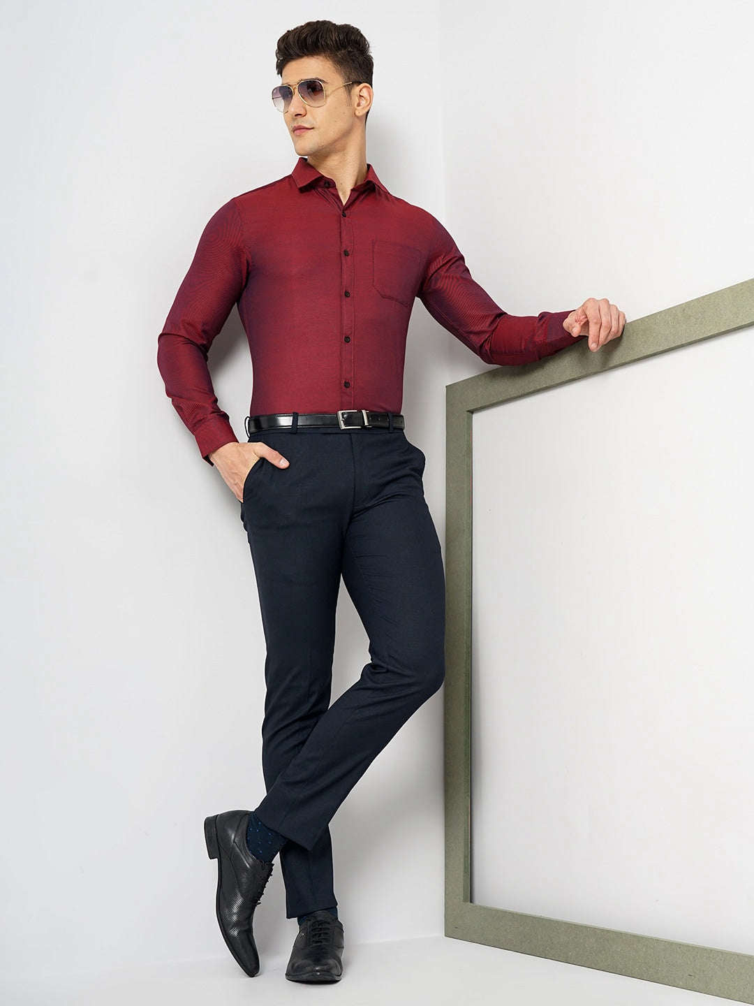 Men's Slim Fit Luxe Formal Shirt