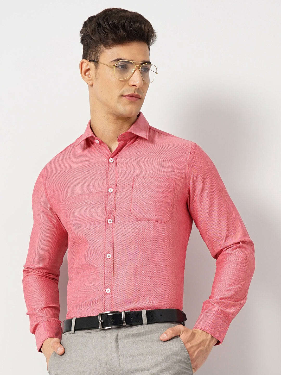 Men's Slim Fit Luxe Formal Shirt