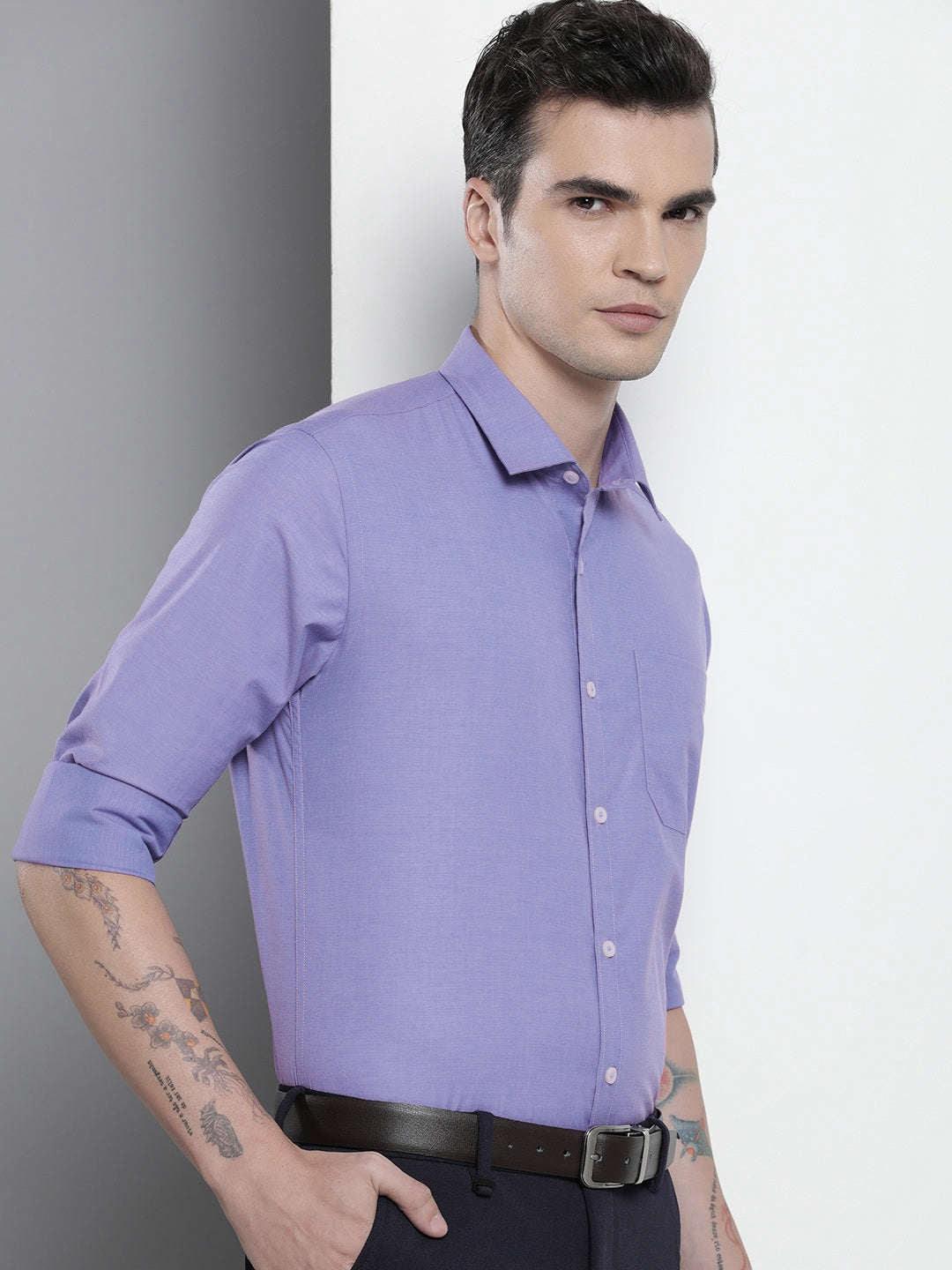 Men's Slim Fit Luxe Formal Shirt