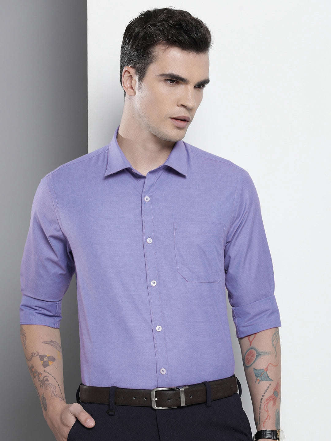 Men's Slim Fit Luxe Formal Shirt