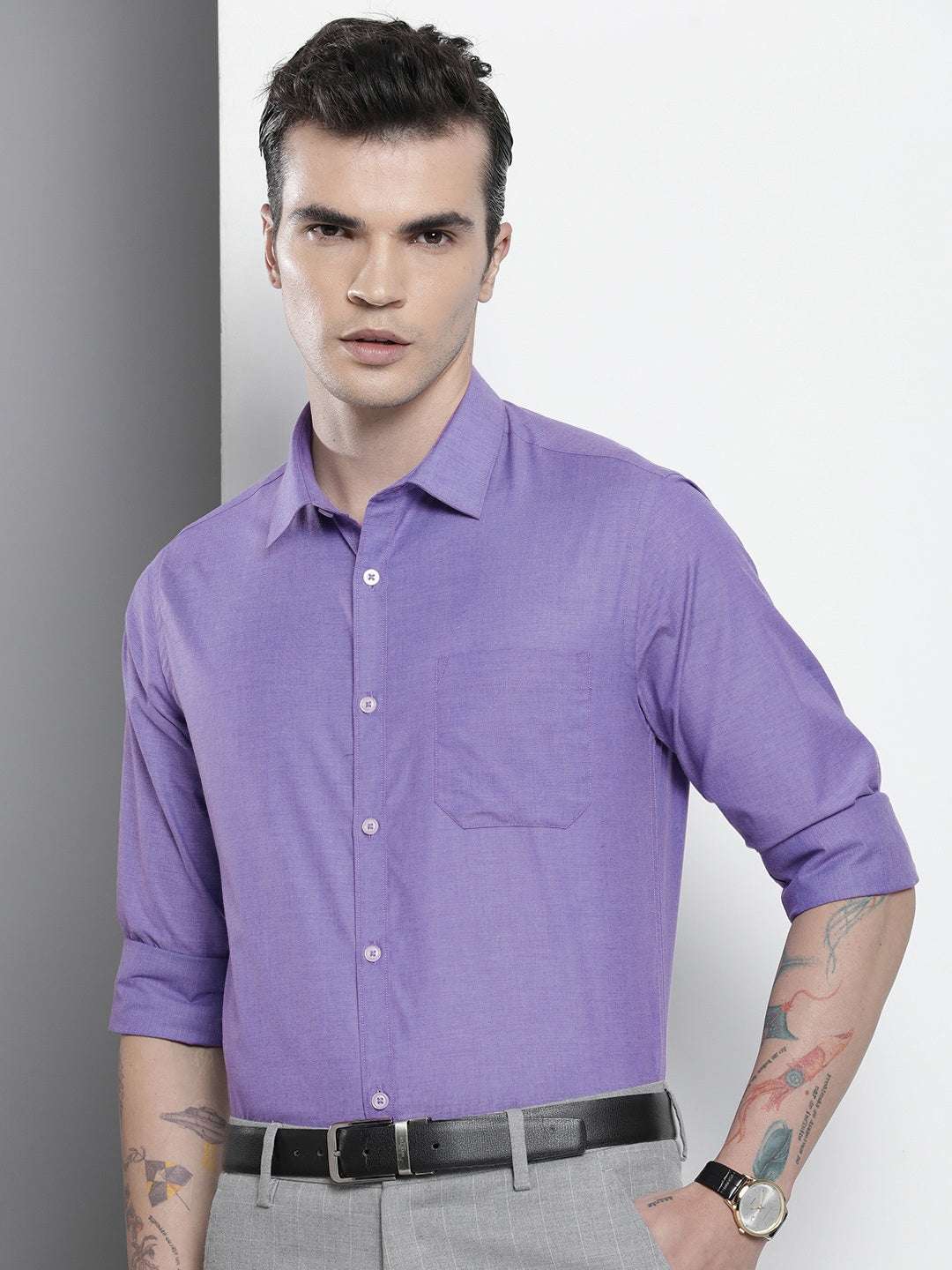 Men's Slim Fit Luxe Formal Shirt