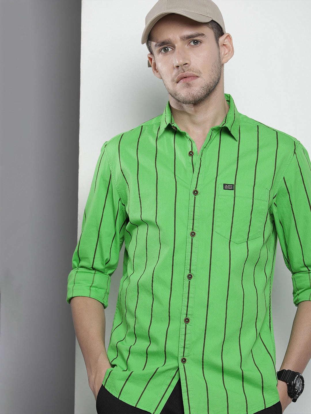 Men's Casual Striped Shirt