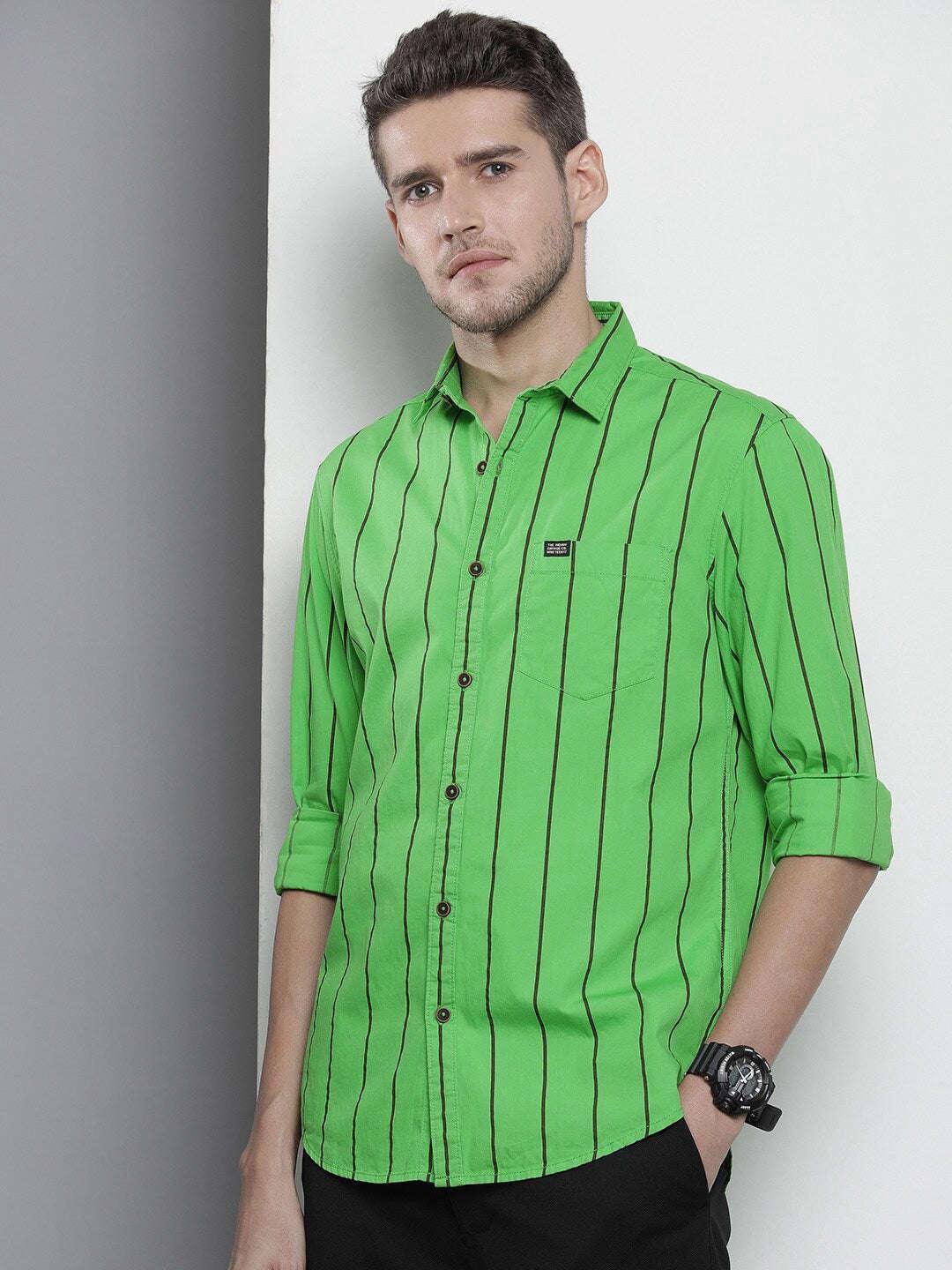 Men's Casual Striped Shirt