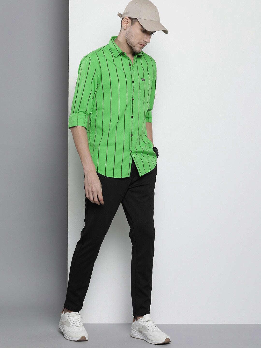 Men's Casual Striped Shirt