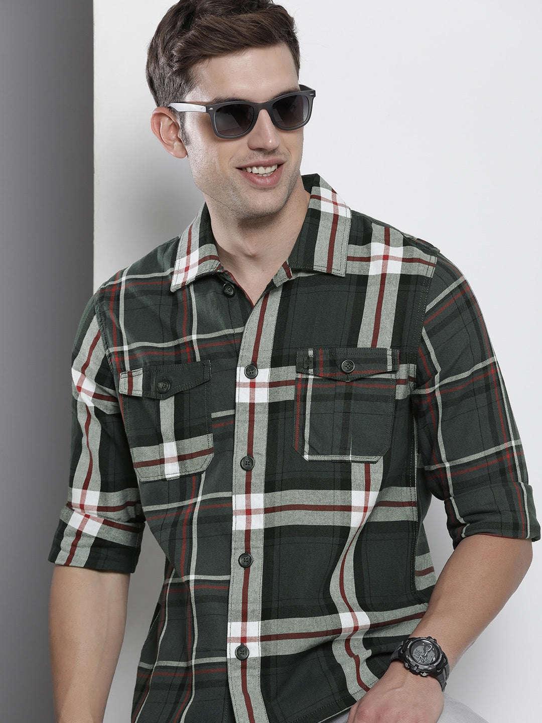 Men's Checked Regular Fit Shirt