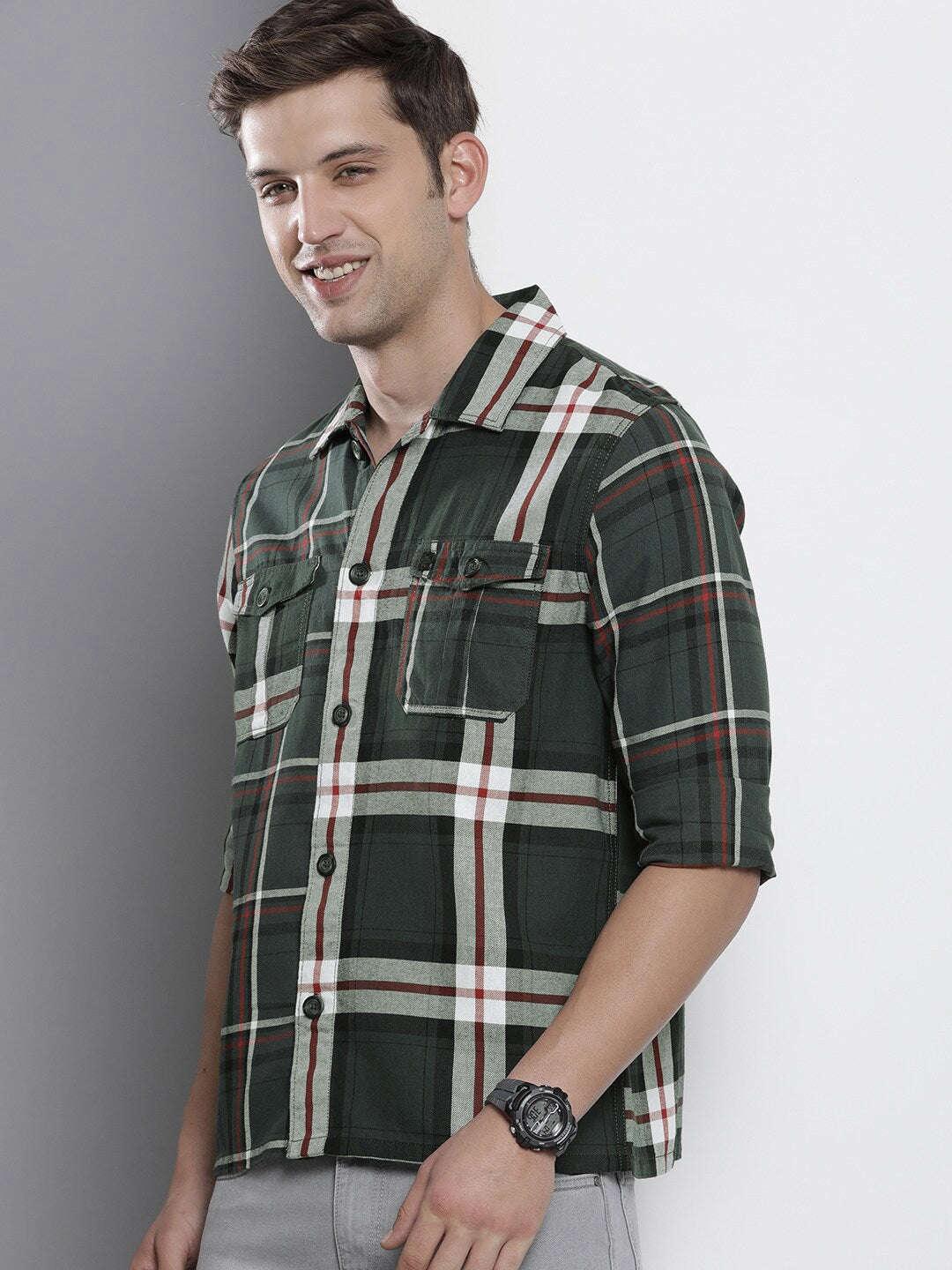 Men's Checked Regular Fit Shirt