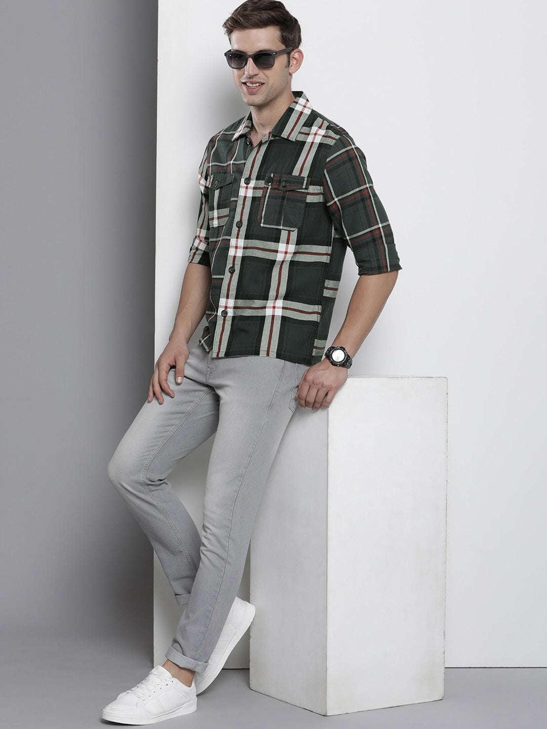 Men's Checked Regular Fit Shirt