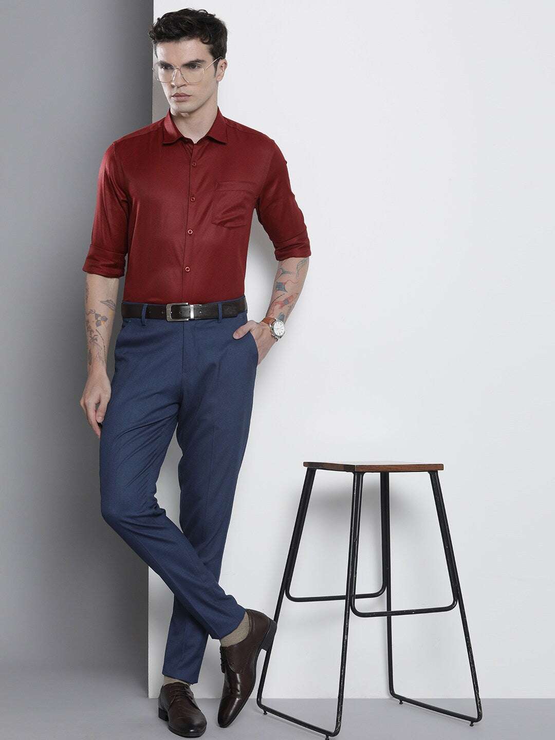 Men's Slim Fit Luxe Formal Shirt