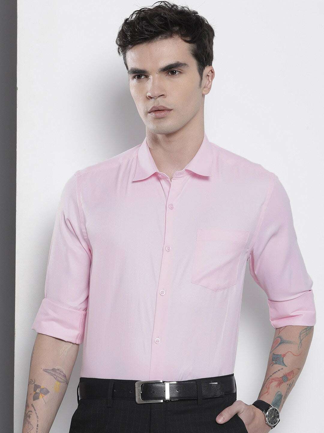 Men's Slim Fit Luxe Formal Shirt