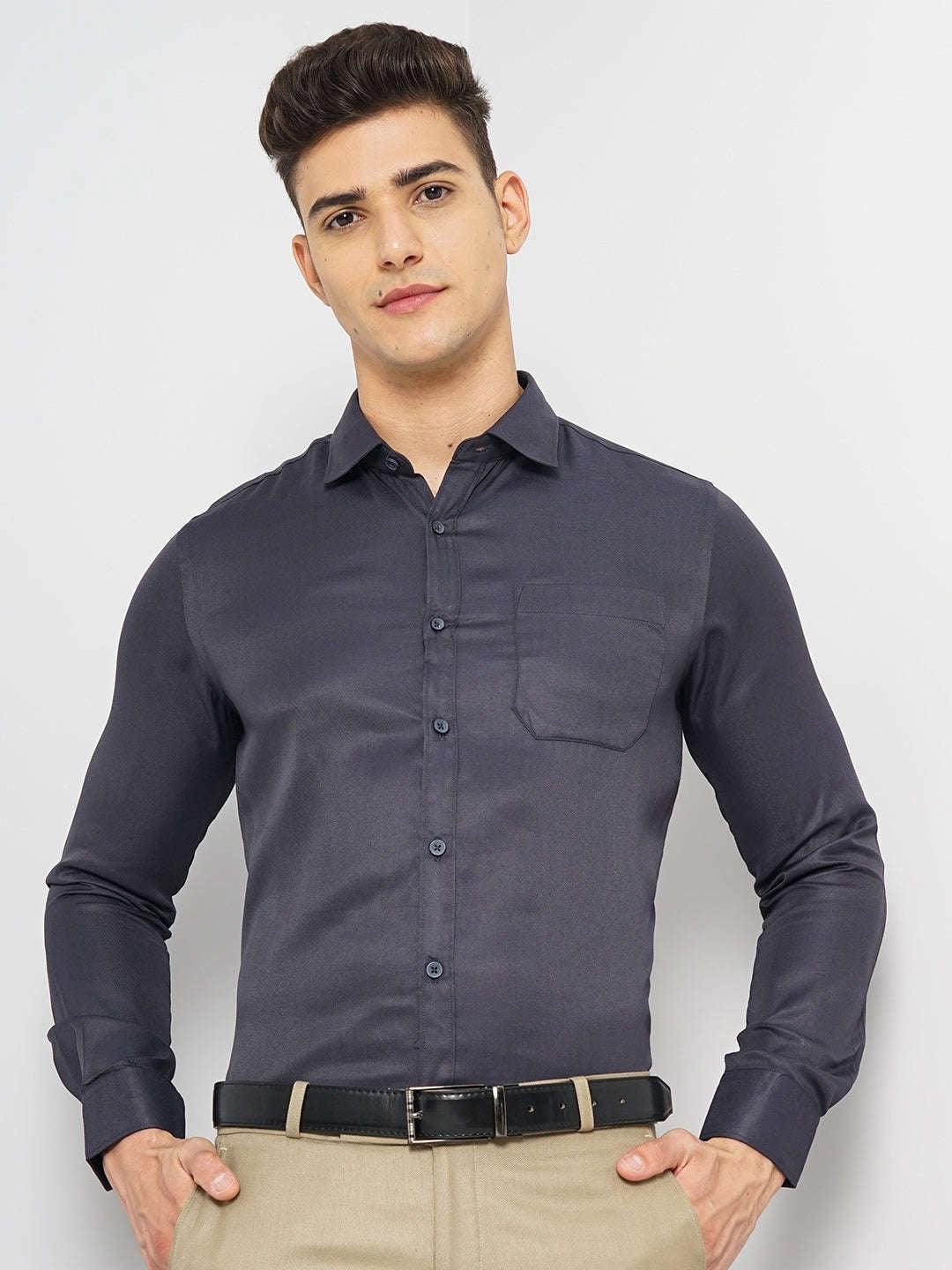 Men's Slim Fit Luxe Formal Shirt