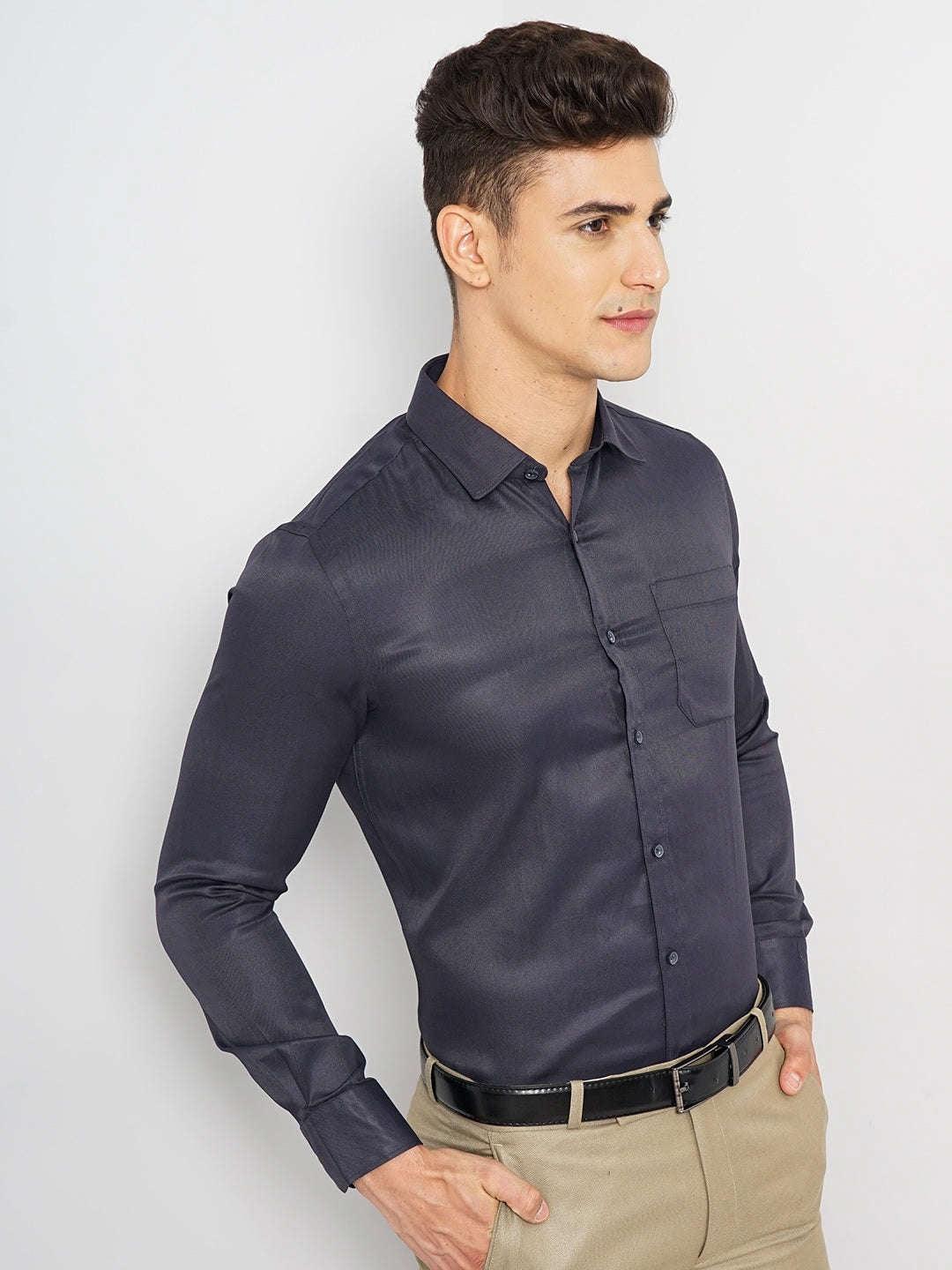 Men's Slim Fit Luxe Formal Shirt