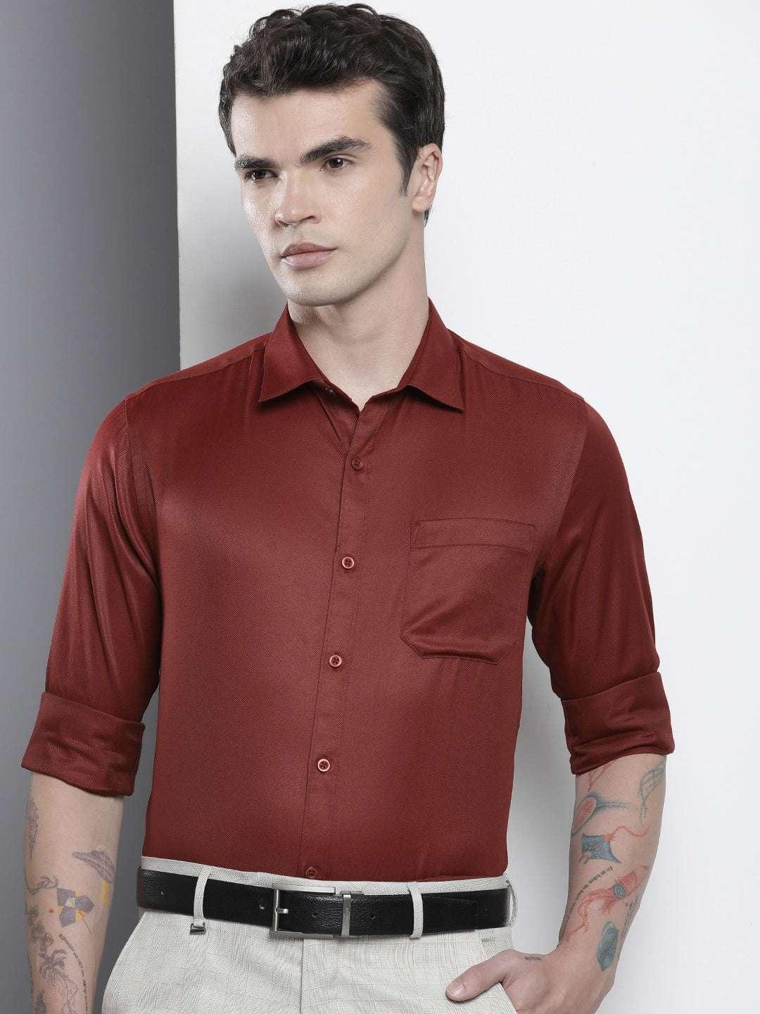 Men's Slim Fit Luxe Formal Shirt