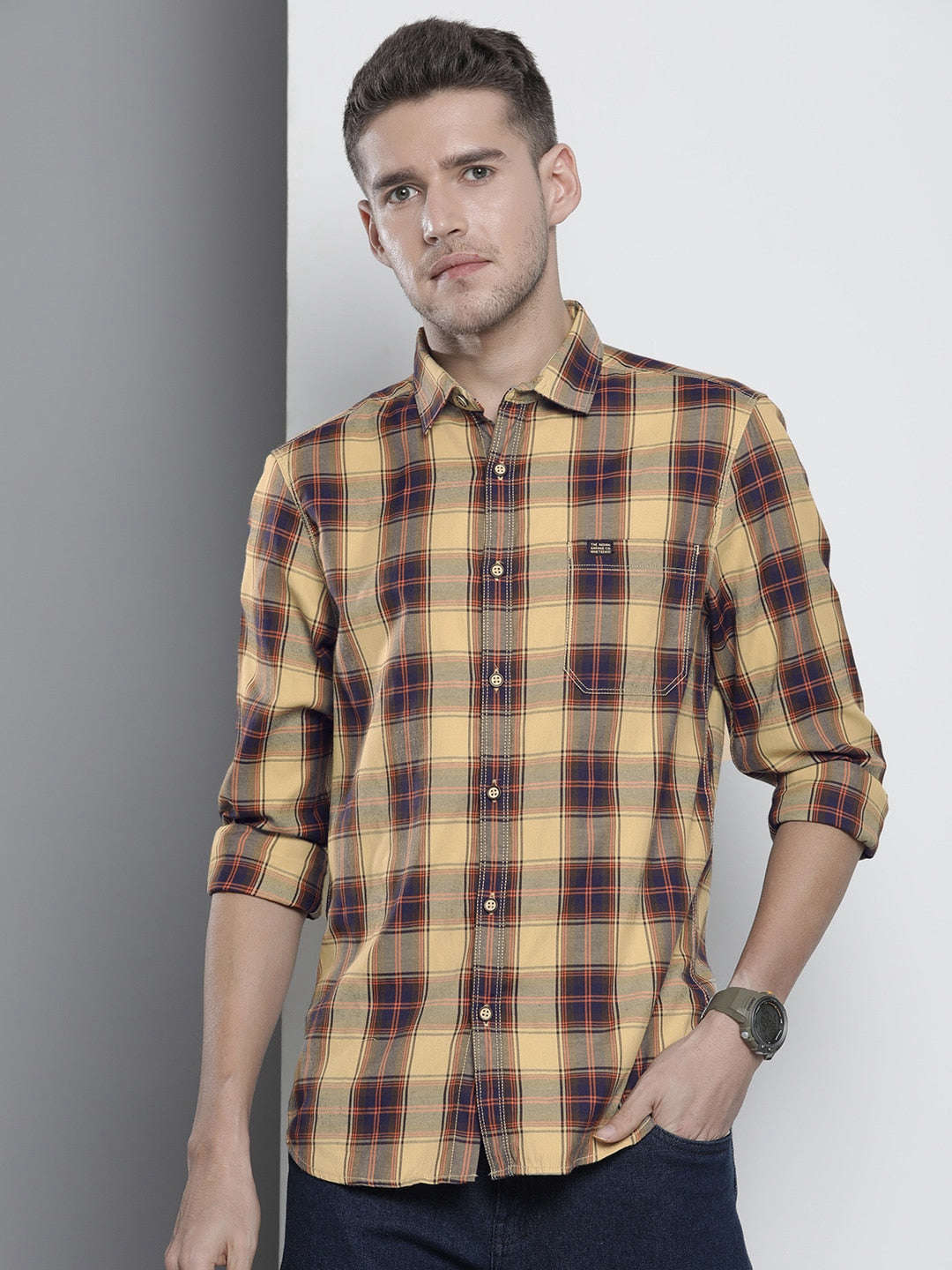 Men's Check Printed Shirt