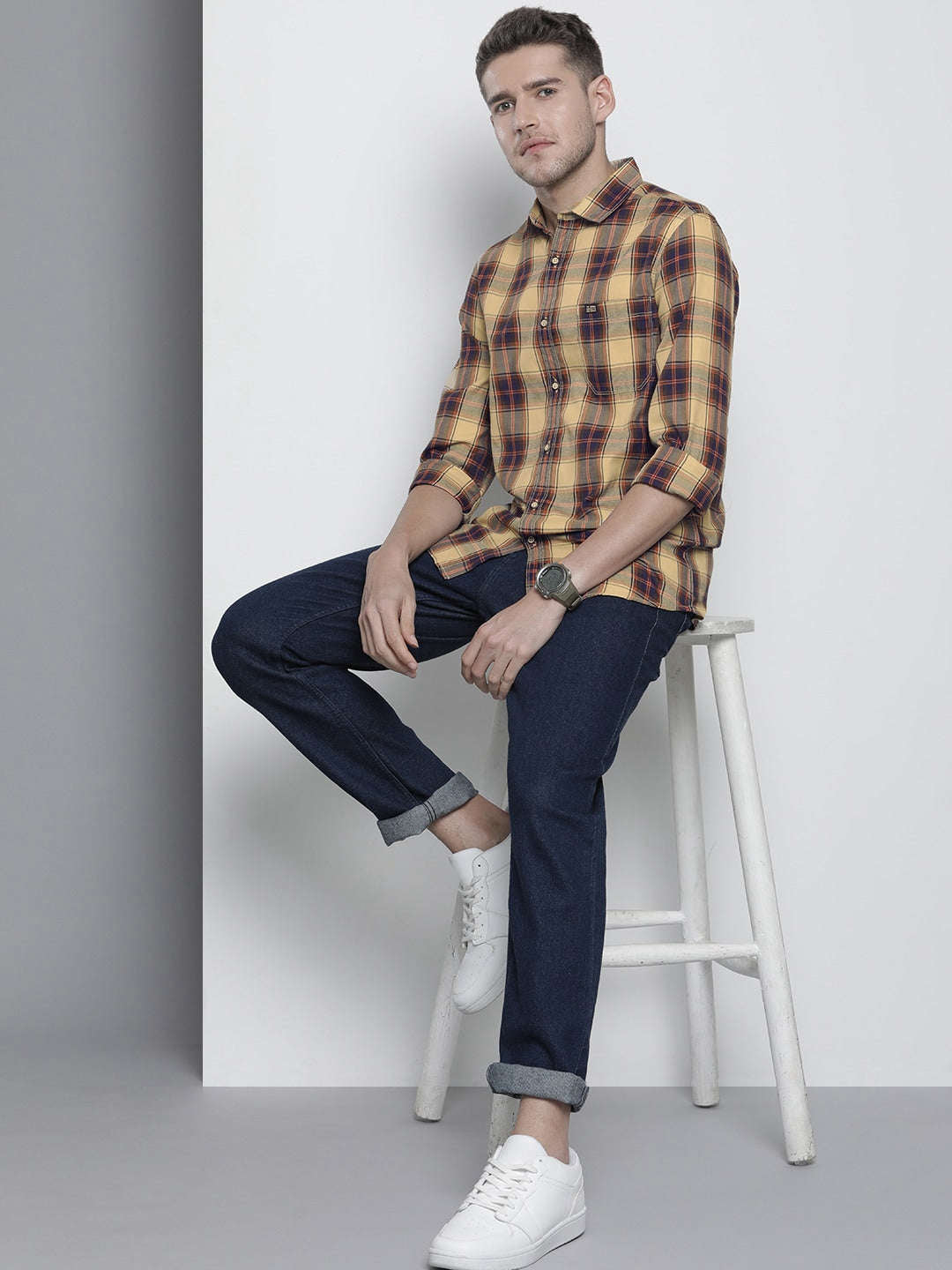 Men's Check Printed Shirt