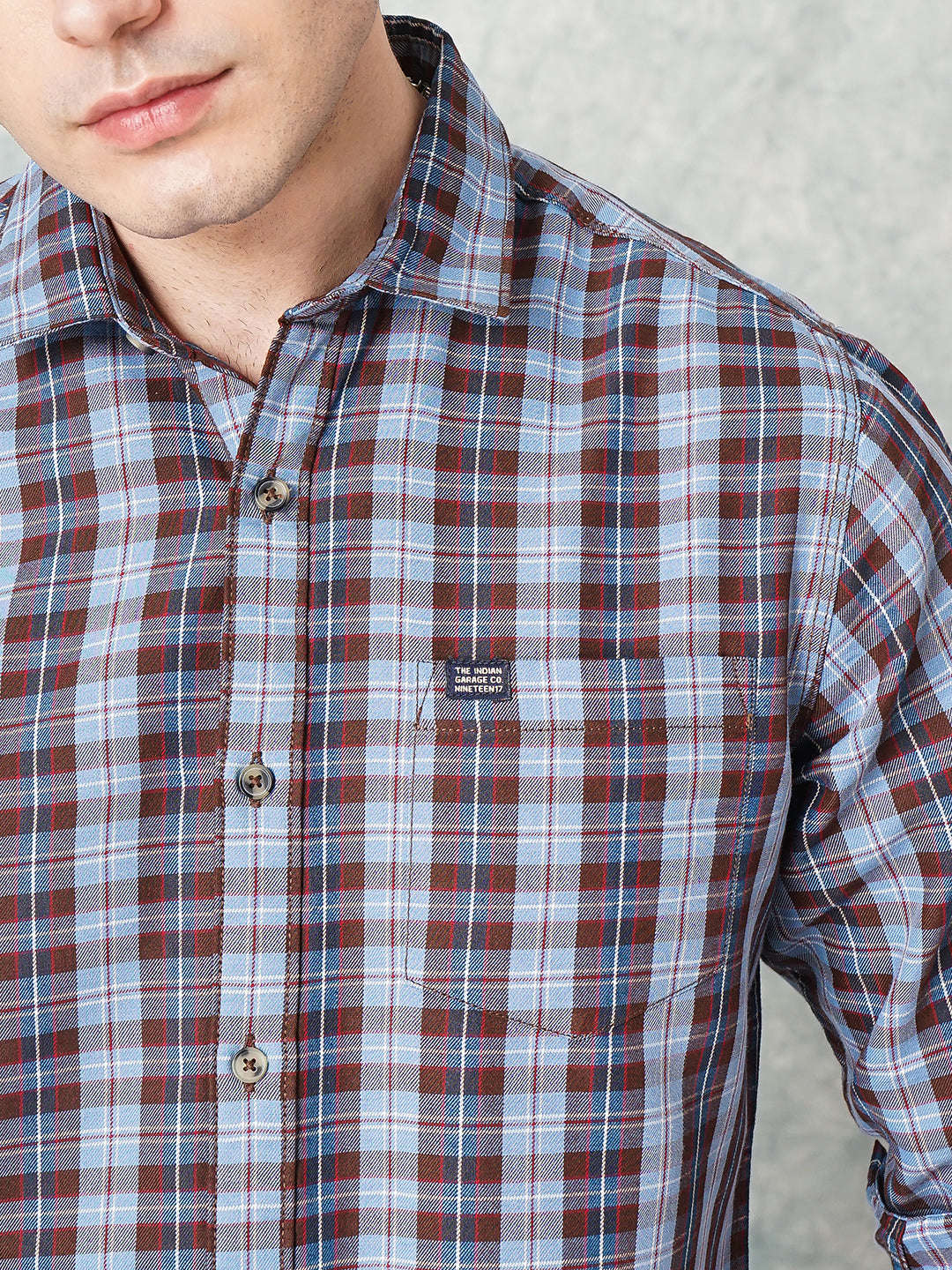 Men's Checked Casual Shirt