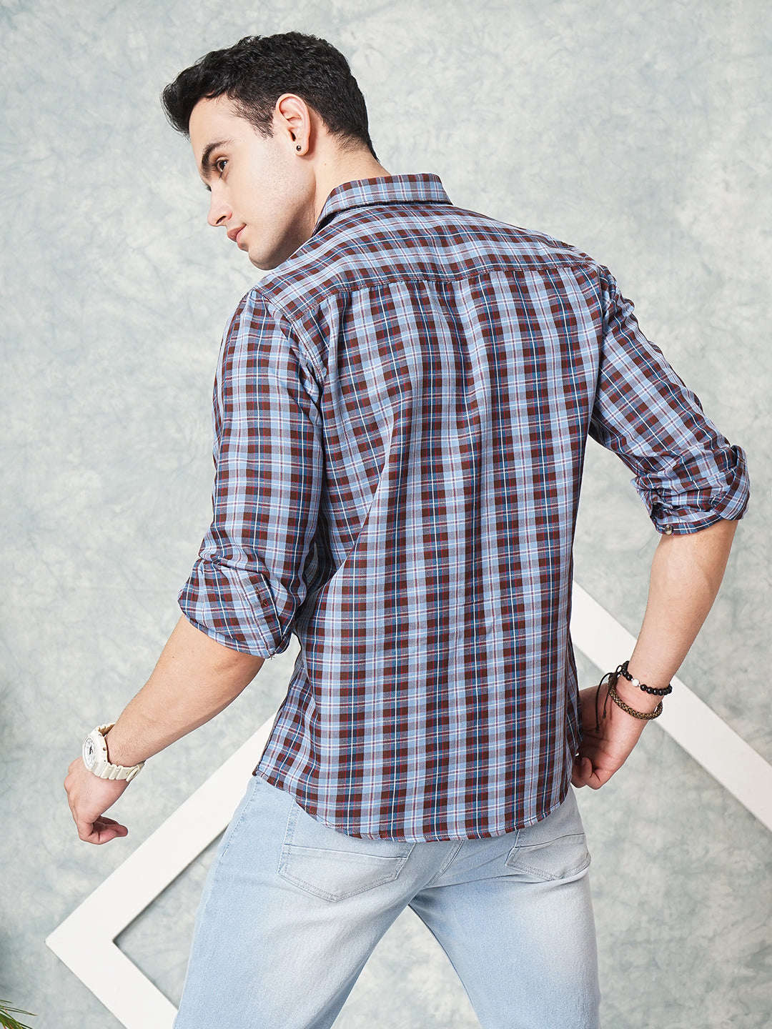 Men's Checked Casual Shirt