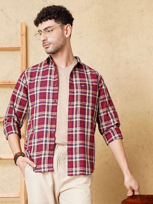 Men's Checked Casual Shirt