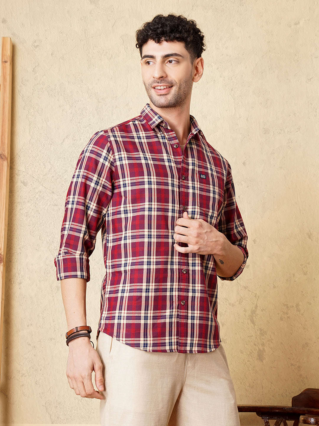 Men's Checked Casual Shirt