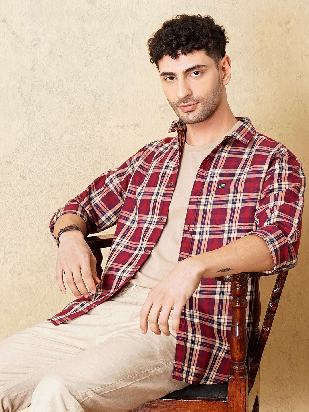 Men's Checked Casual Shirt