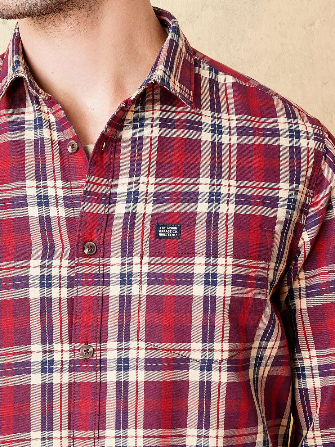 Men's Checked Casual Shirt