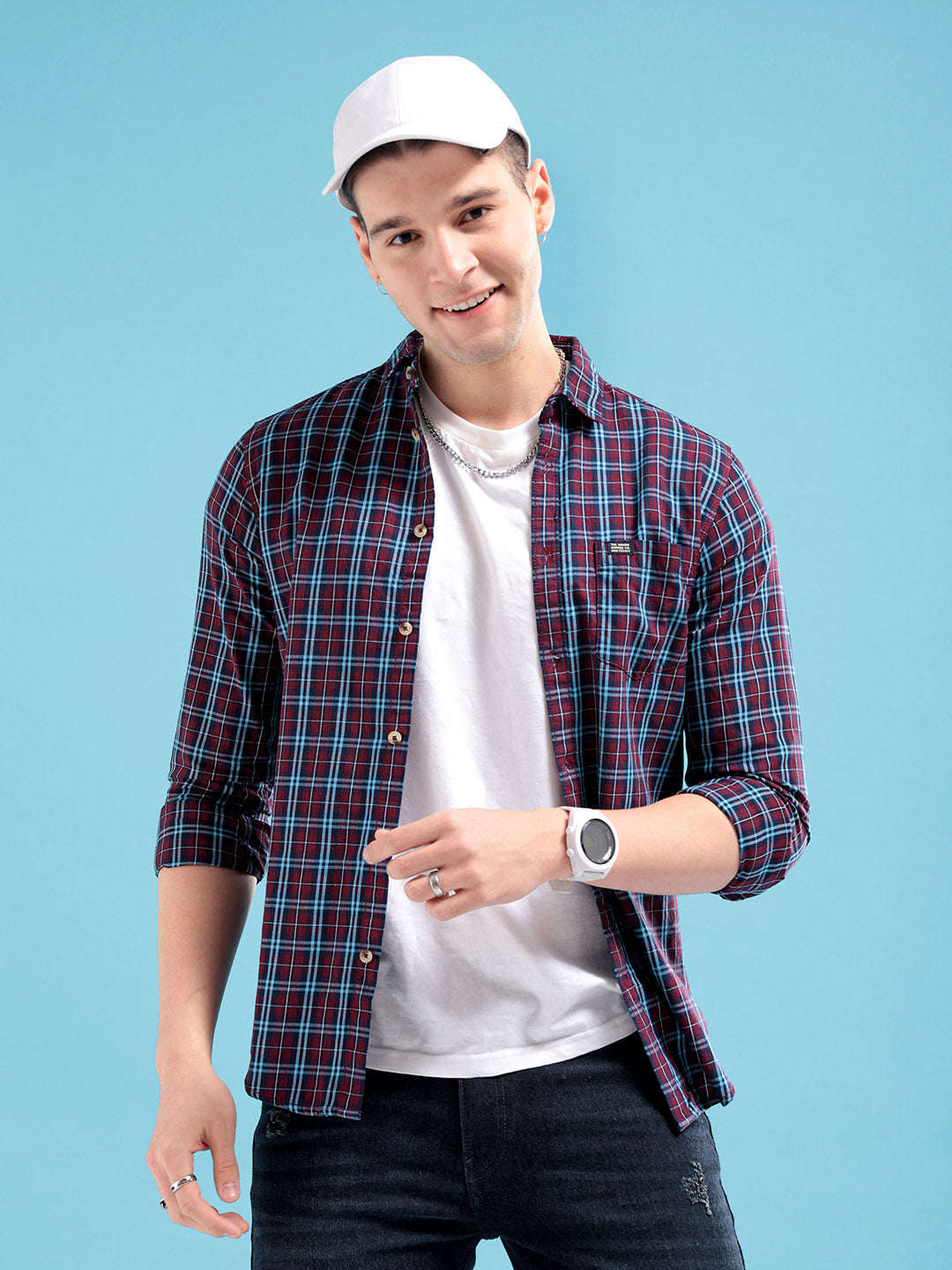 Men's Checked Casual Shirt