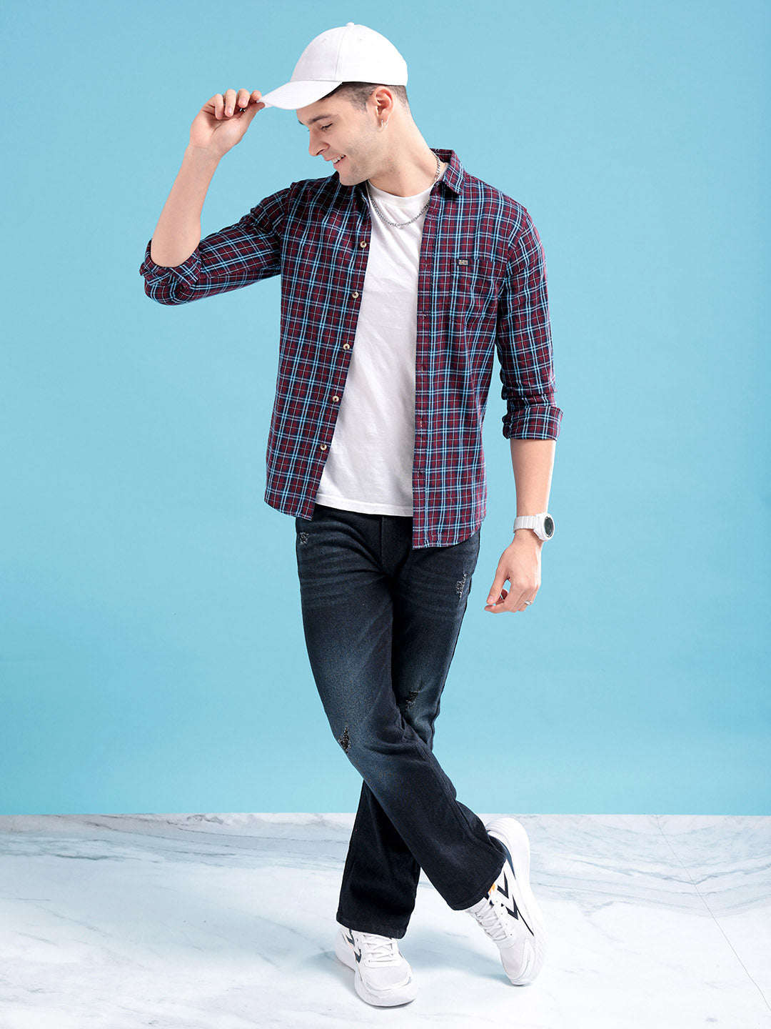 Men's Checked Casual Shirt