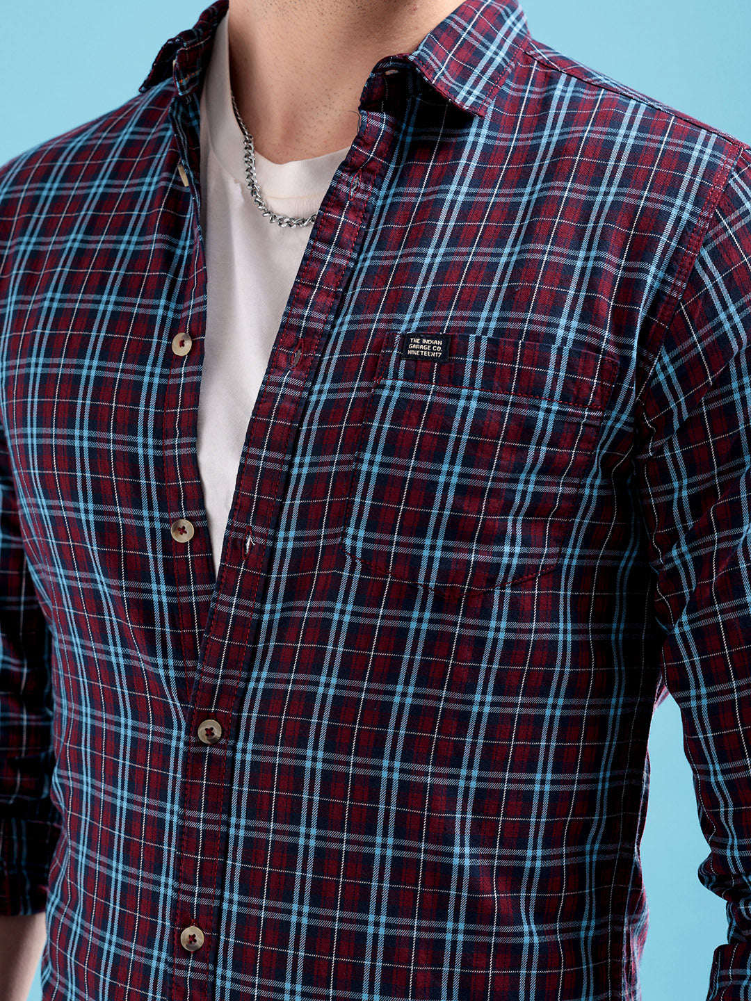 Men's Checked Casual Shirt