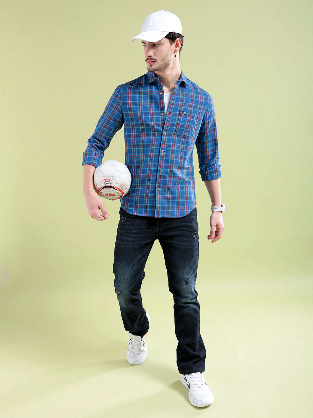 Men's Checked Casual Shirt