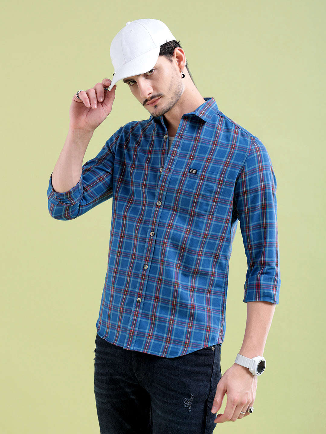 Men's Checked Casual Shirt