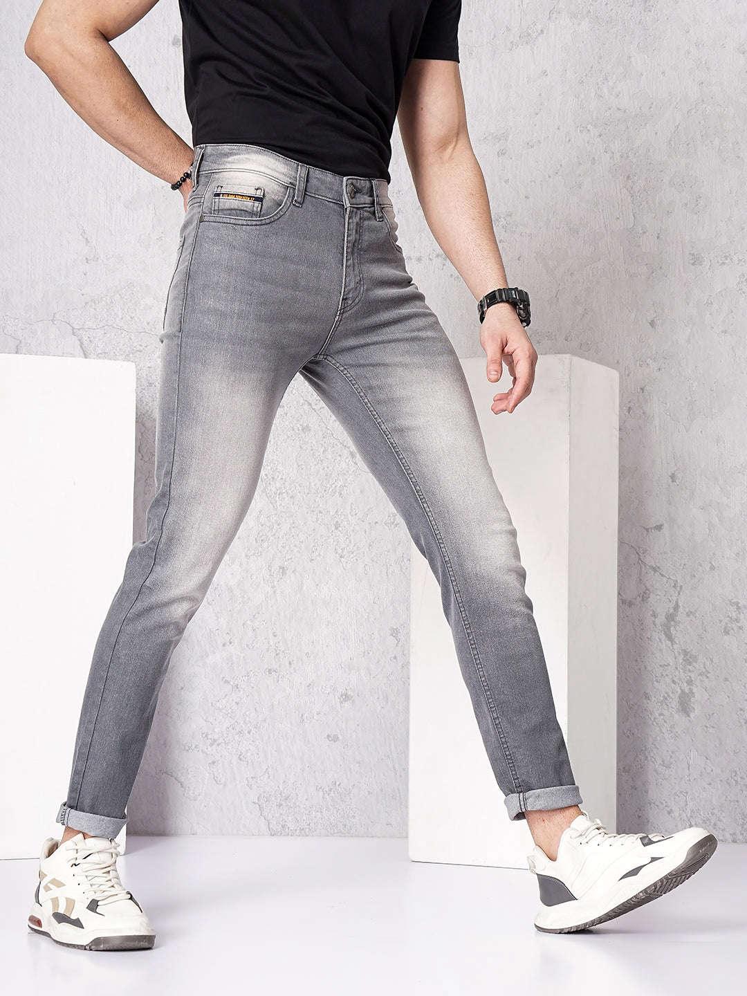 Men's Solid Jeans