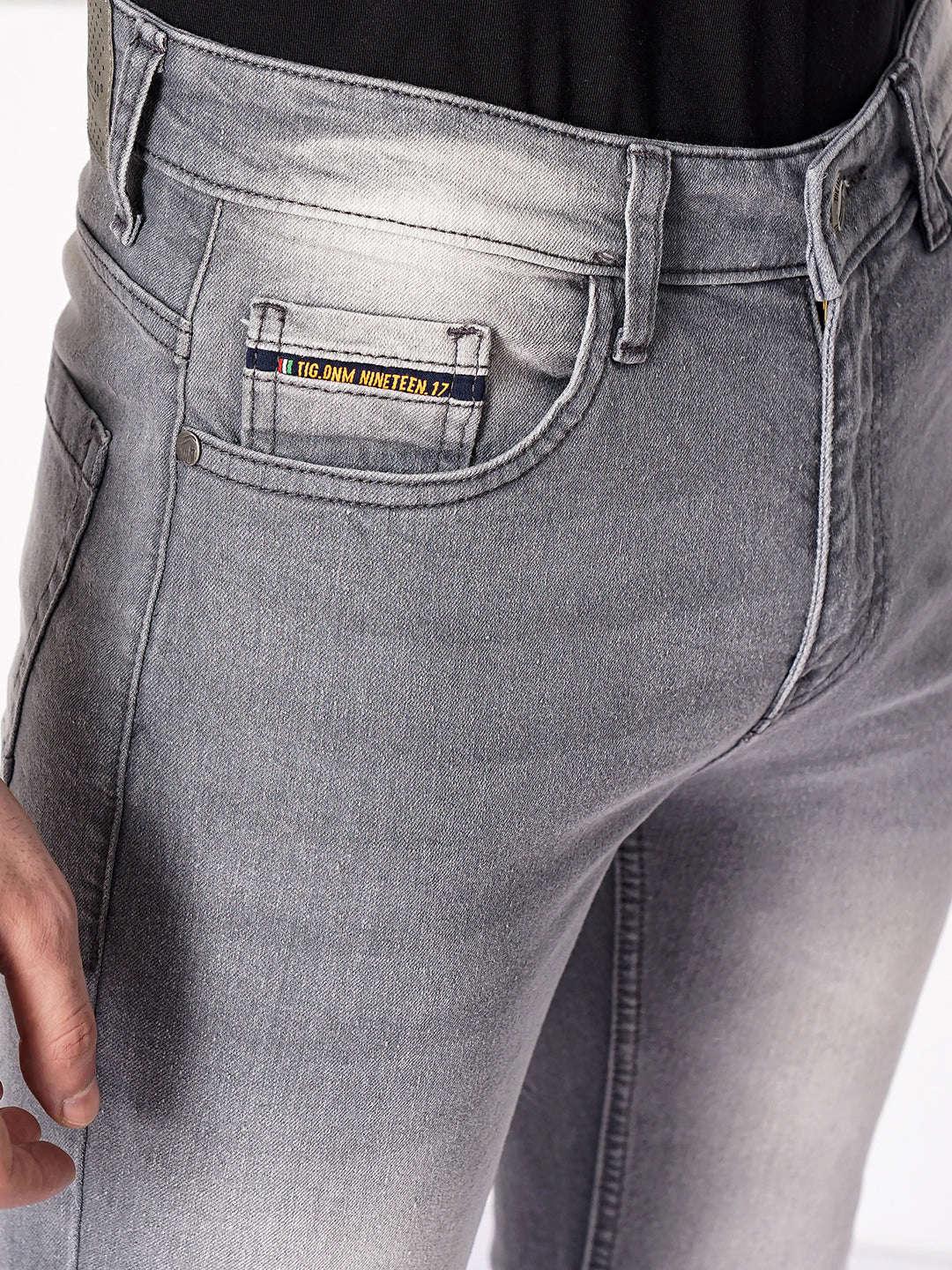 Men's Solid Jeans