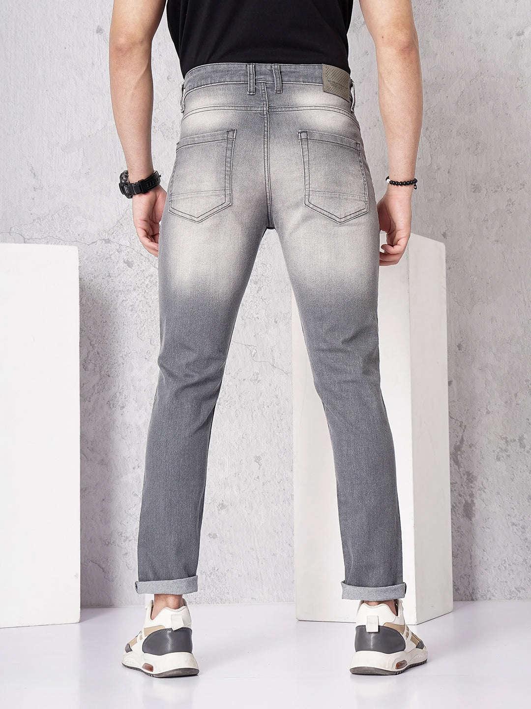 Men's Solid Jeans