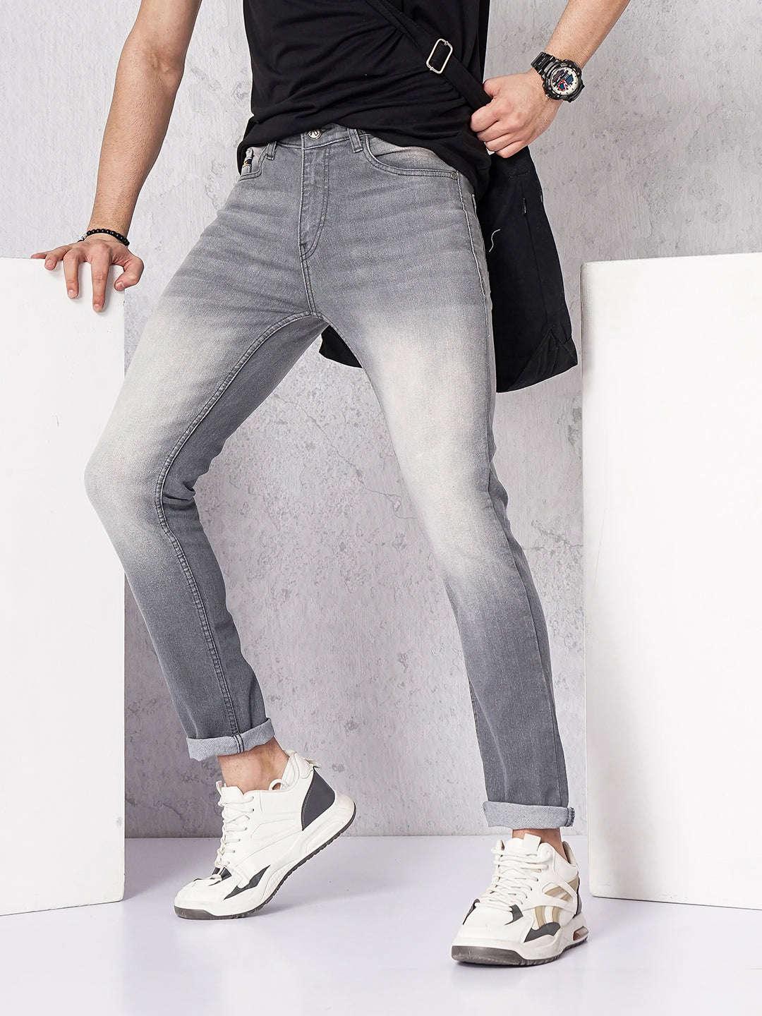 Men's Solid Jeans