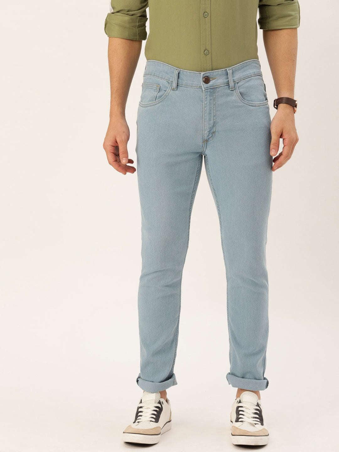 Men's Solid Jeans