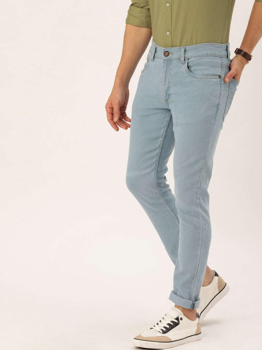 Men's Solid Jeans