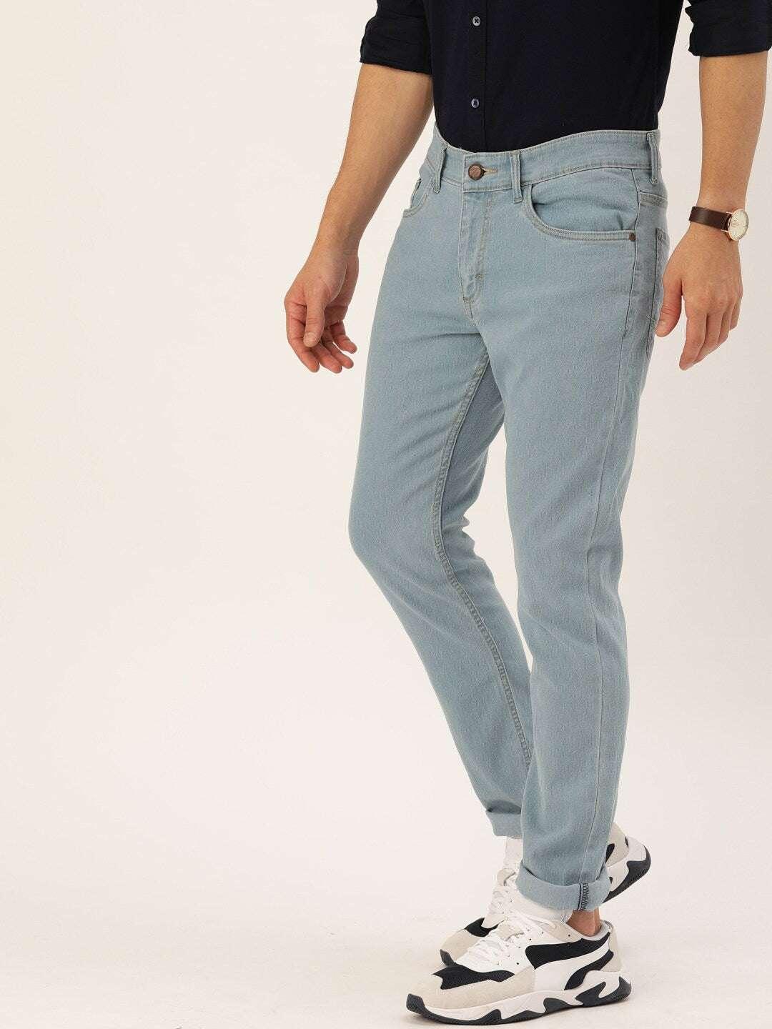 Men's Solid Jeans