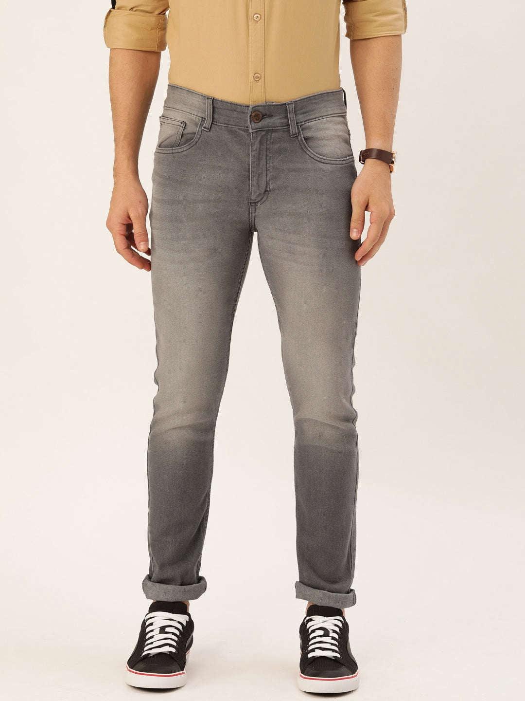 Men's Solid Jeans