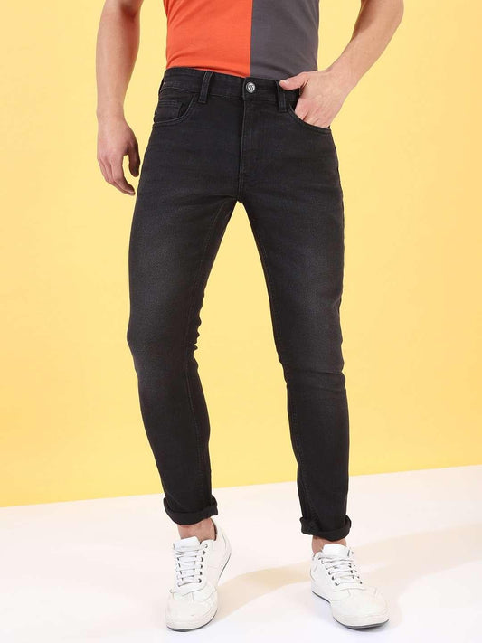 Men's Solid Jeans