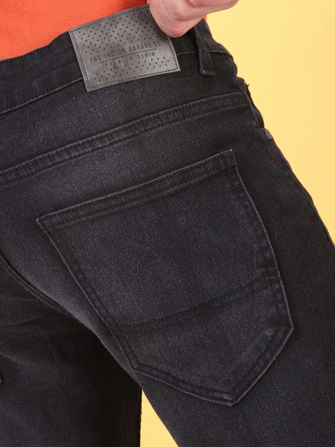 Men's Solid Jeans