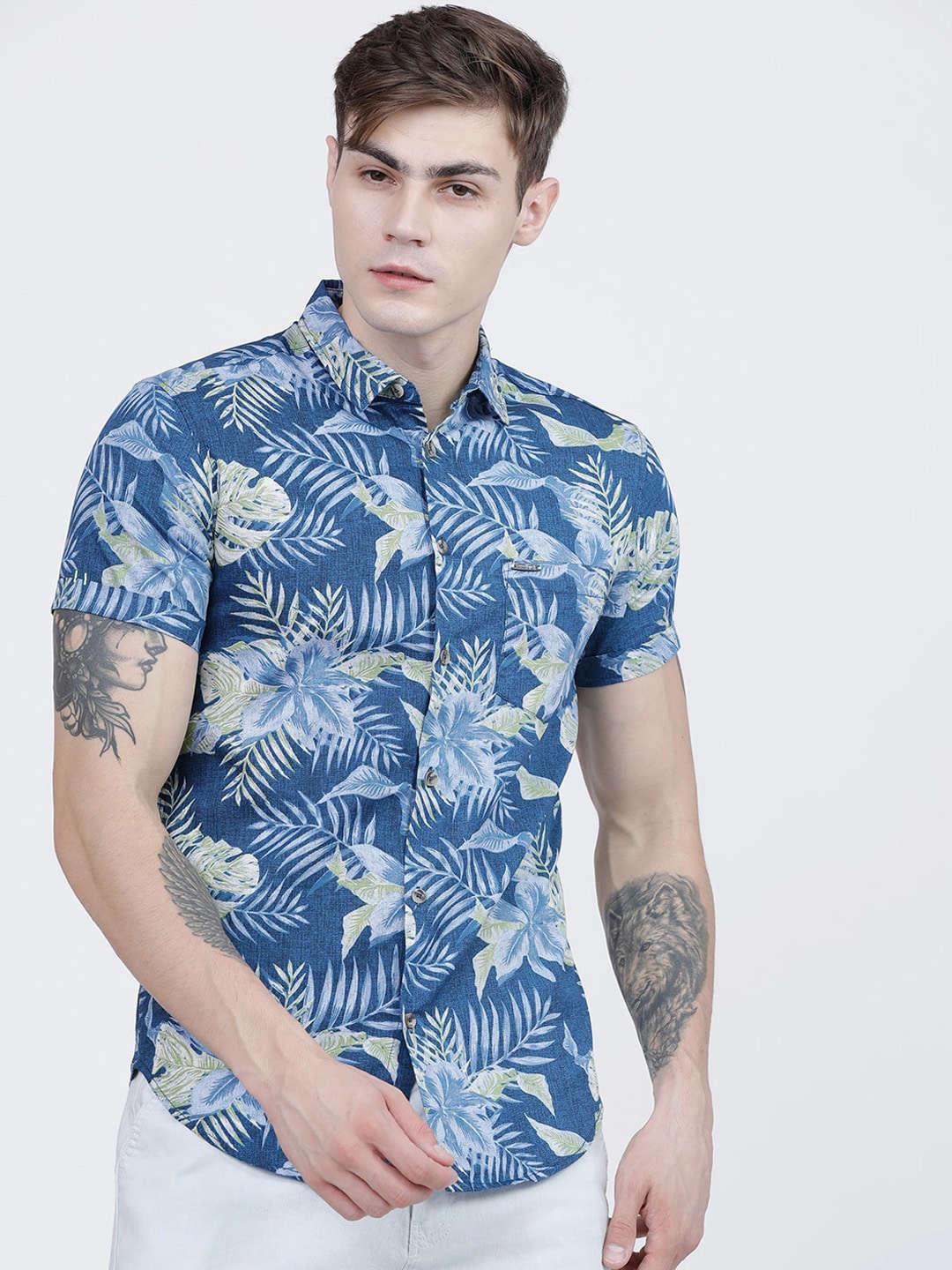 Men's Tropical Printed Shirt