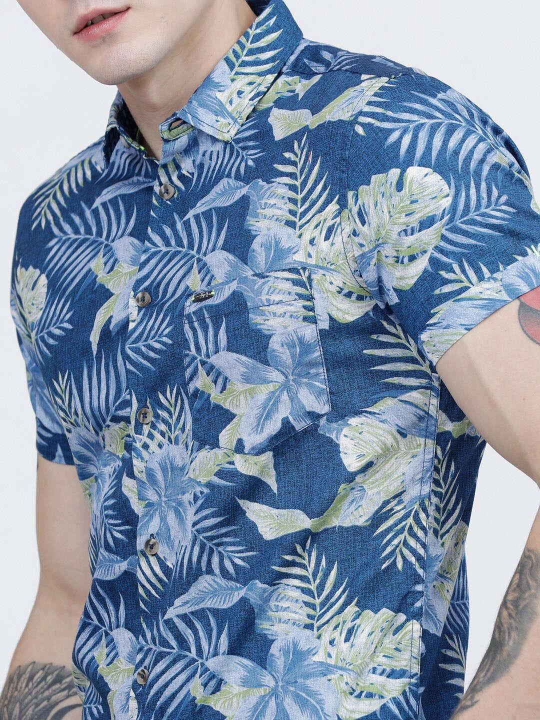 Men's Tropical Printed Shirt