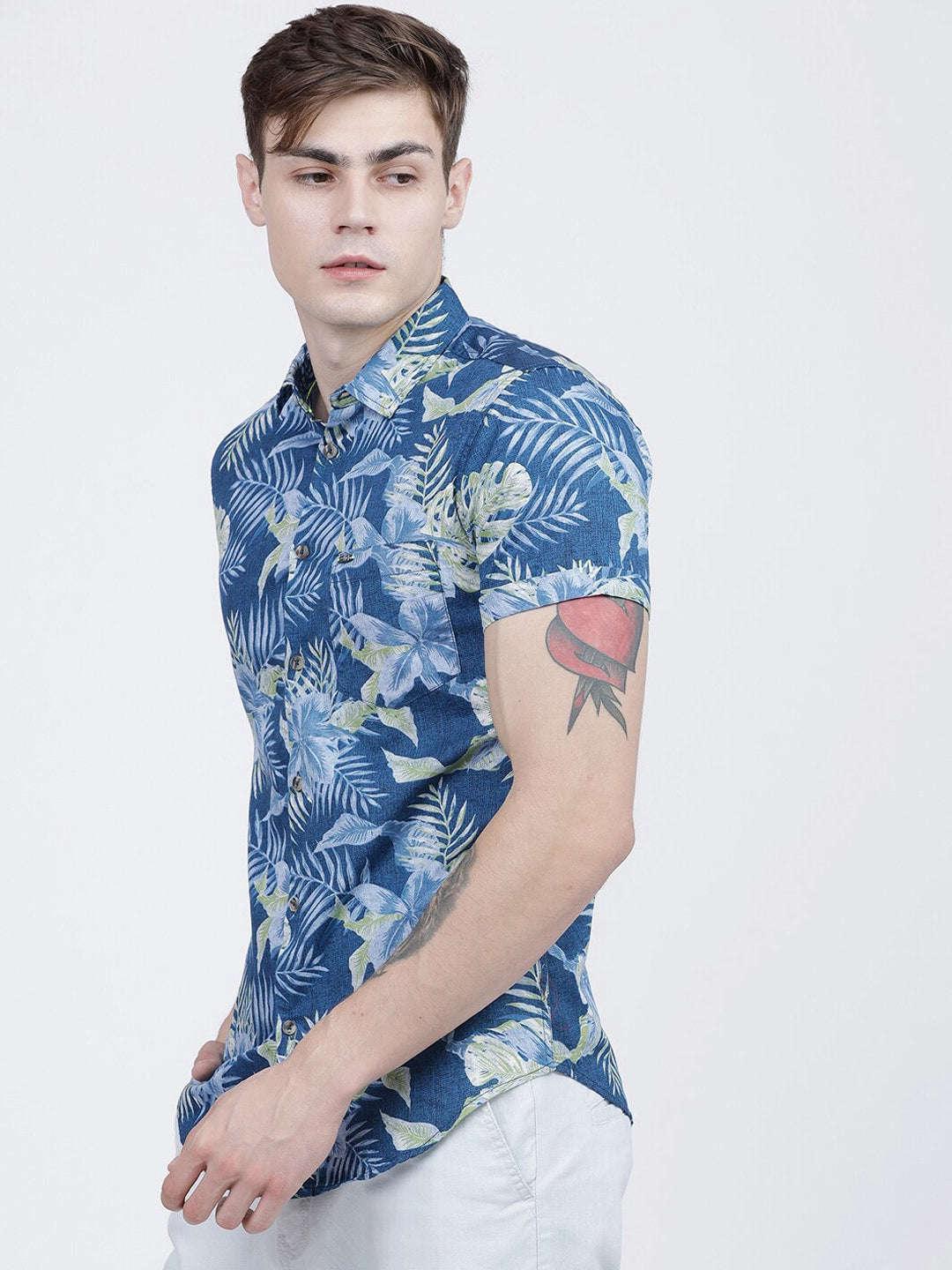 Men's Tropical Printed Shirt