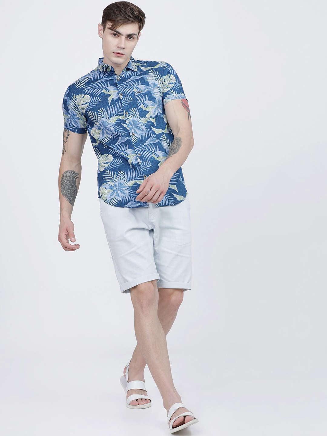 Men's Tropical Printed Shirt