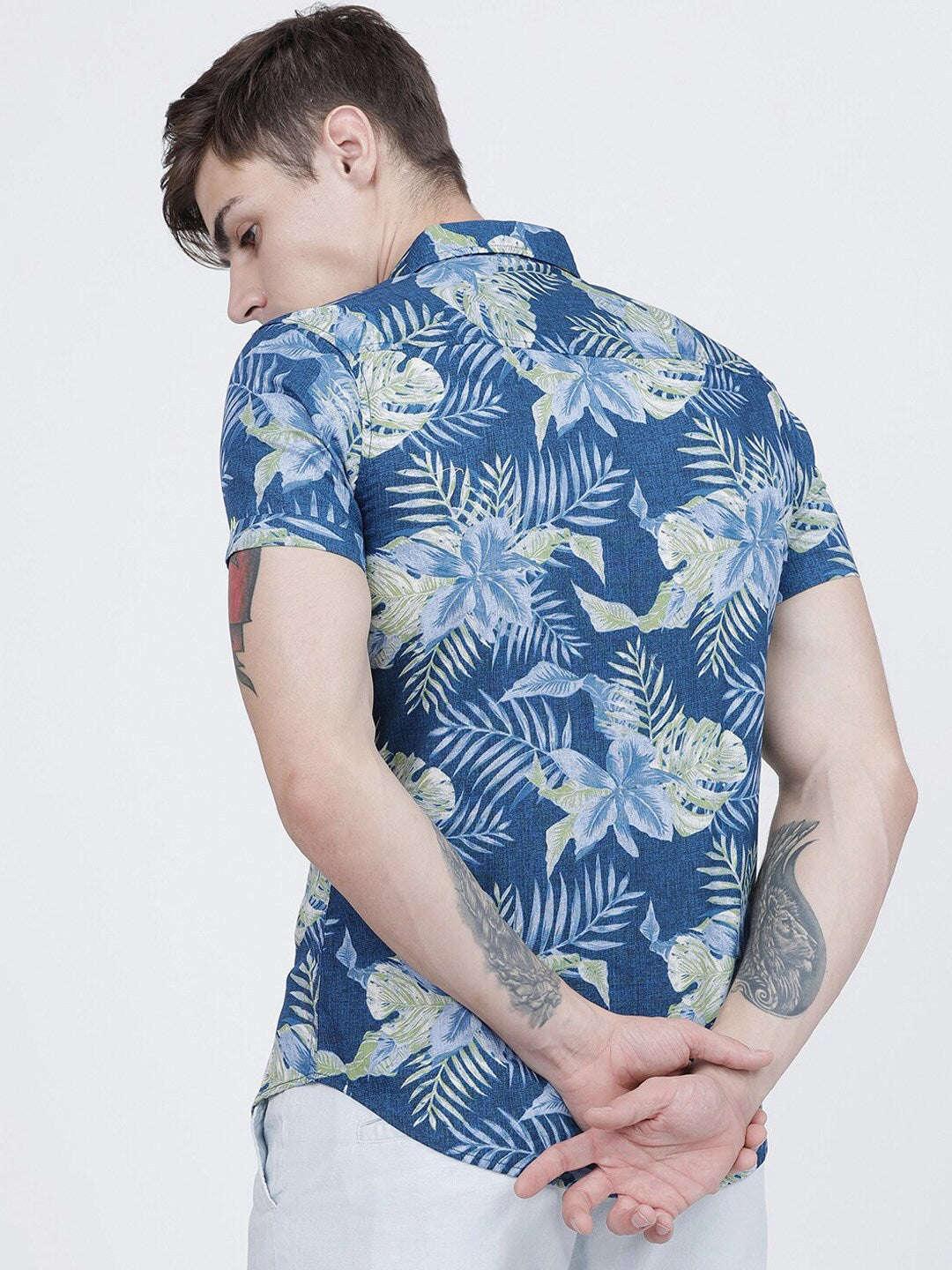 Men's Tropical Printed Shirt