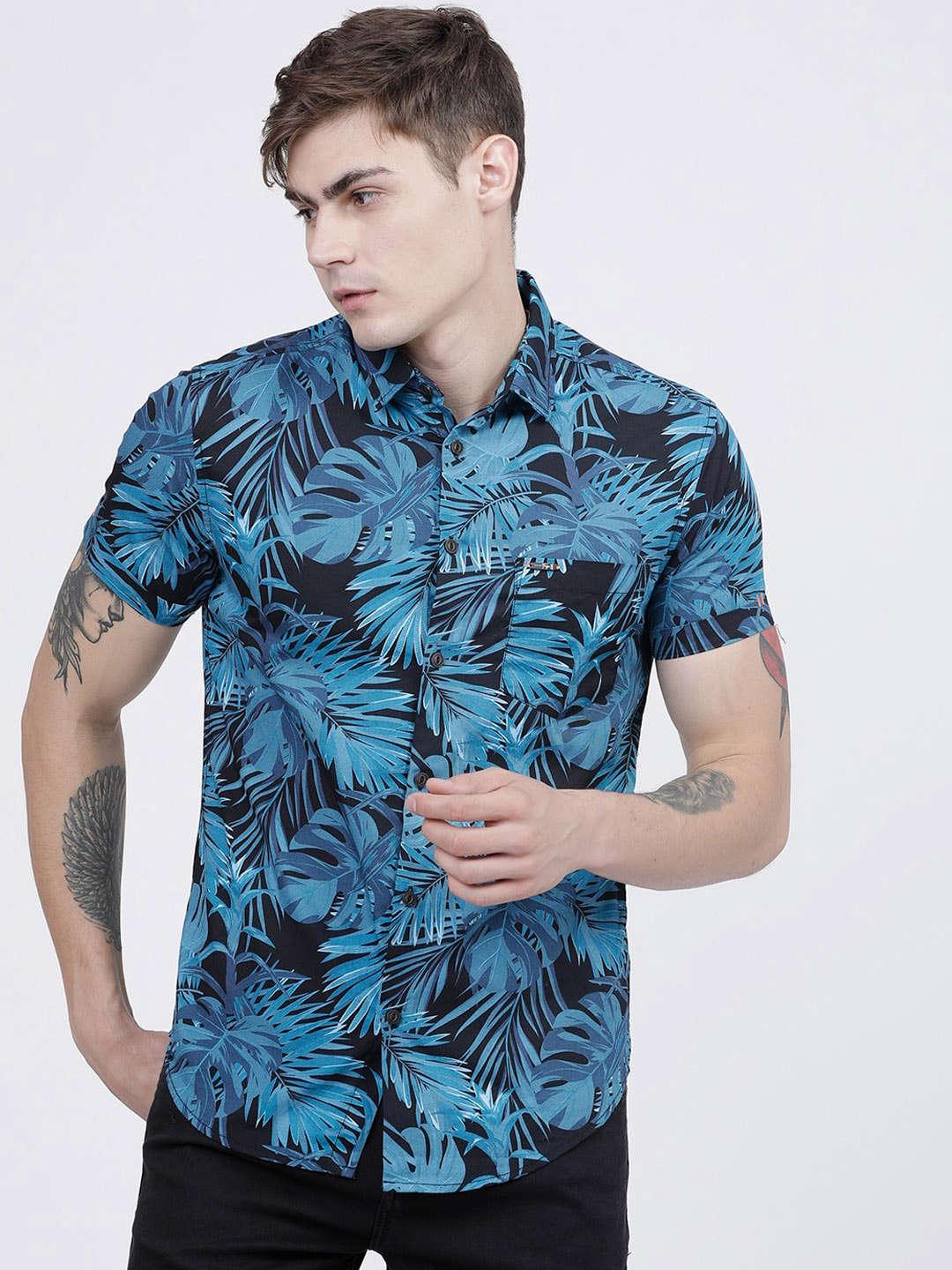 Men's Tropical Printed Shirt